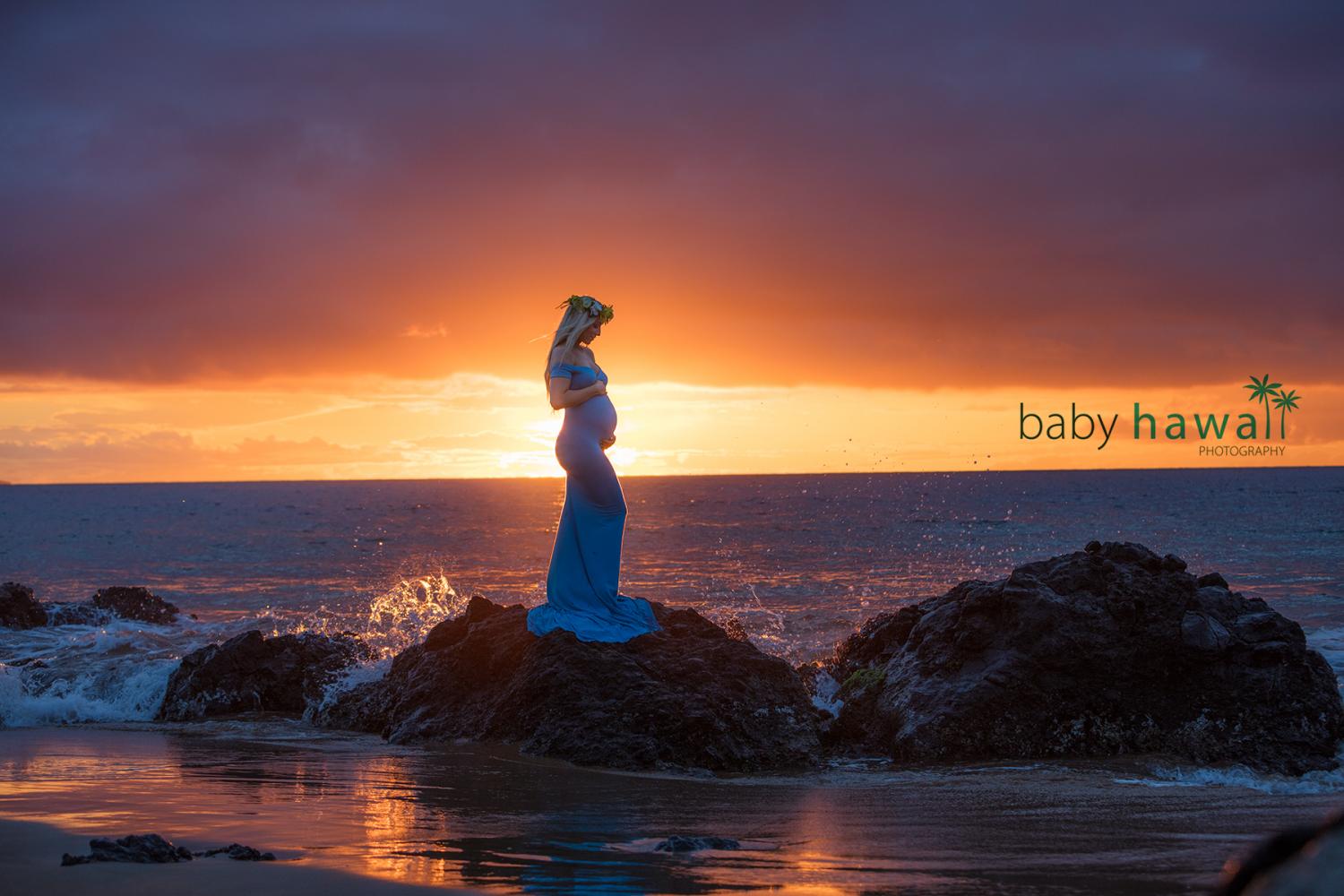 Maui Maternity sunset session
