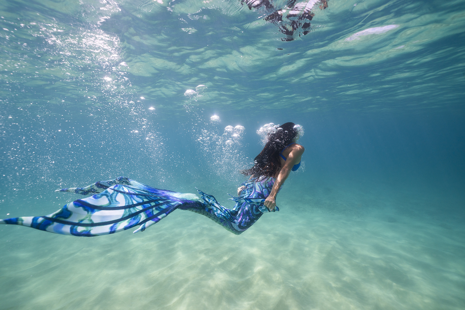 Underwater mermaid, Maui